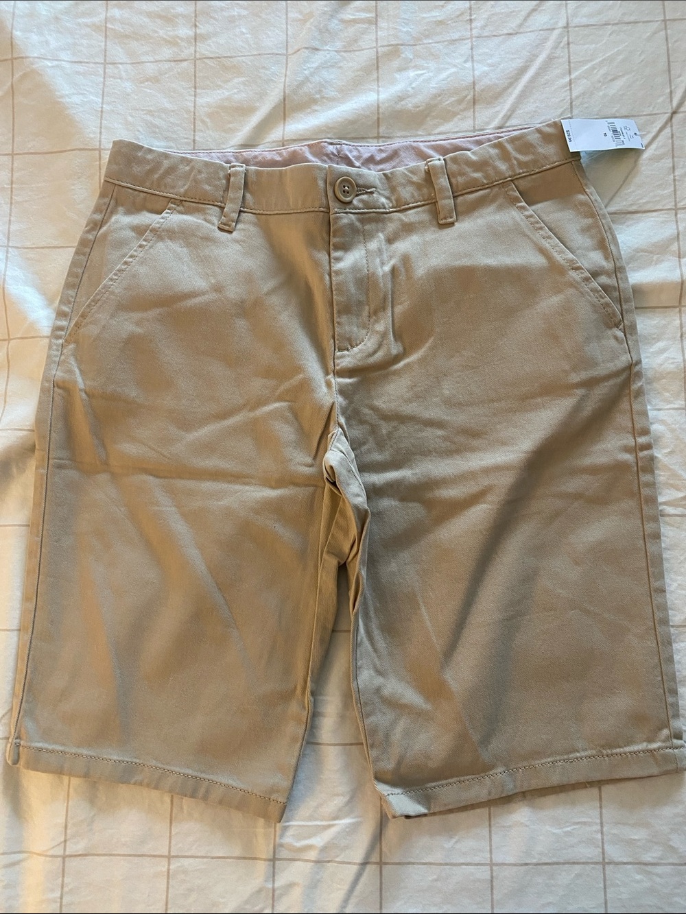 New Gap Kids Uniform Shorts in Khaki